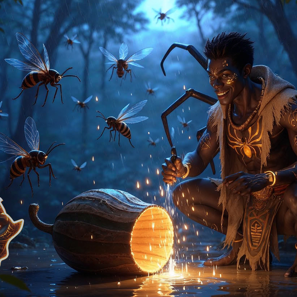 The thumbnail for Why Anansi Weaves his Web